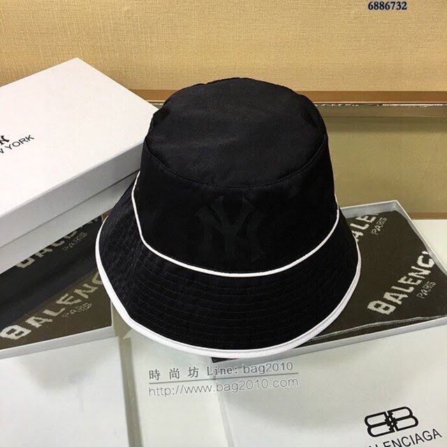 NY男女同款帽子 MLB光絲棉漁夫帽遮陽帽  mm1430